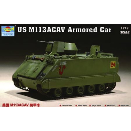 TRUMPETER 07237 M113 ACAV Armored Car - 1:72