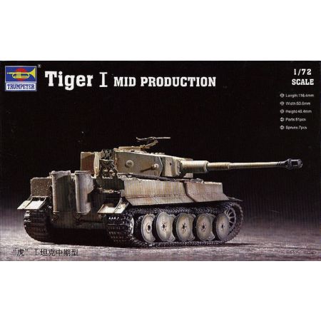 TRUMPETER 07243 Tiger I Ausf.E mid Prod. - 1:72