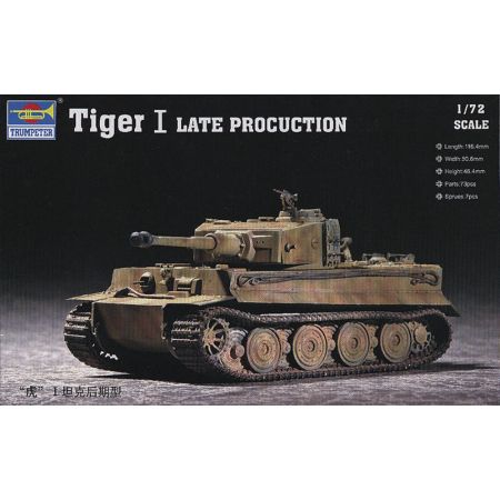 TRUMPETER 07244 Tiger I Ausf.E late Prod. - 1:72