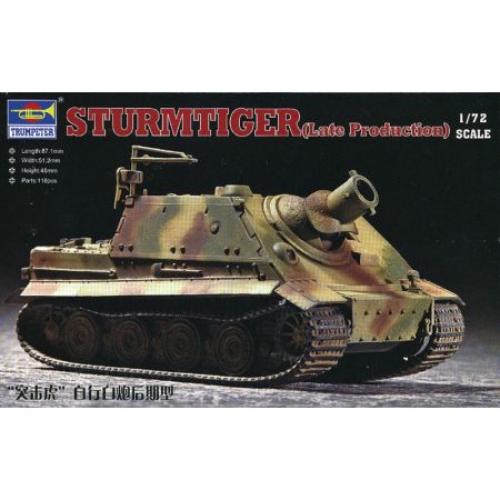 TRUMPETER 07247 STURMTIGER ASSAULT MORTAR (Late type) - 1:72