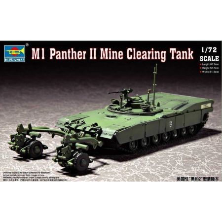TRUMPETER 07280 M1 Panther II Mine clearing Tank - 1:72
