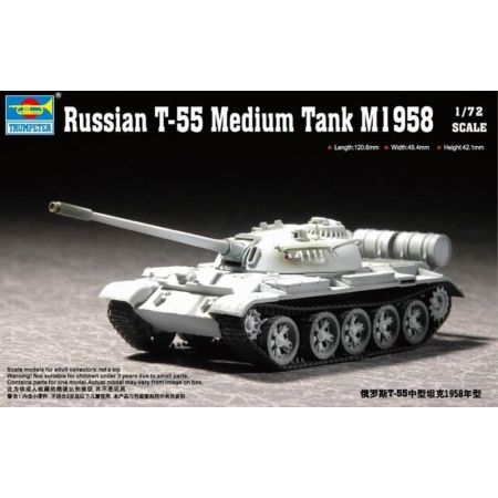 TRUMPETER 07282 Czołg T-55 M.1958 - 1:72