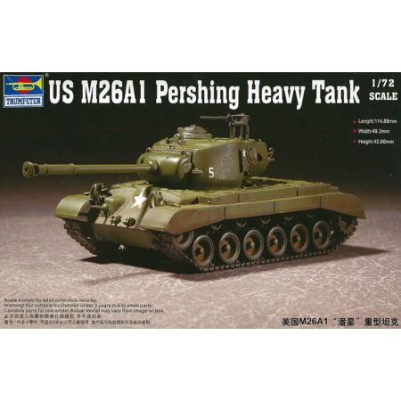 TRUMPETER 07286 Ciężki czołg US M26A1 Pershing - 1:72