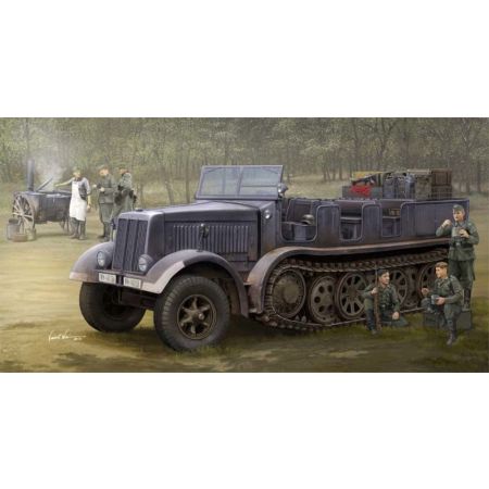 TRUMPETER 09538 Gąsienicowy ciągnik artyleryjski Sd.Kfz.8 (DB9) - 1:35