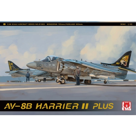 UMA MODEL D1003 AV-8B Harrier II PLUS - 1:48