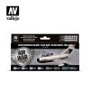 VALLEJO 71610 Zestaw Air War 8 farb - Soviet / Russian colors Cold War Silver Darts 1950-1980