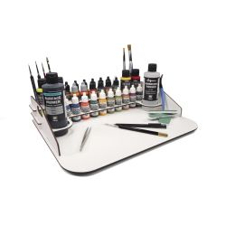VALLEJO 26011 Stojak do farb z workstation 40x30 cm