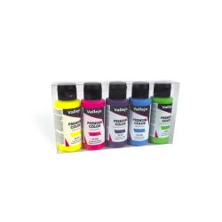 VALLEJO 62102 Premium Color Zestaw 5 farb - Fluo Color 60 ml