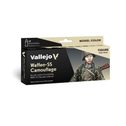 VALLEJO 70180 Model Color Zestaw 8 farb - Waffen SS Camo by Jaume Ortiz