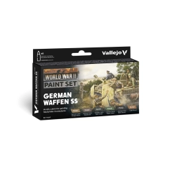 VALLEJO 70207 Zestaw World War II 6 farb - German Waffen SS