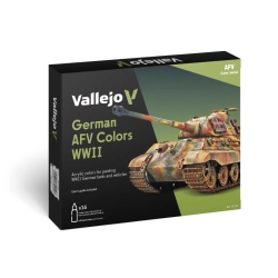 VALLEJO 70255 AFV Color Series 16 farb - German AFV Colors WWII