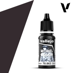 VALLEJO 70863 Model Color 198 - Gunmetal - 18 ml