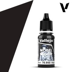 VALLEJO 70950 Model Color 191 - Black - 18 ml