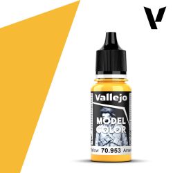 VALLEJO 70953 Model Color 027 - Flat Yellow - 18 ml