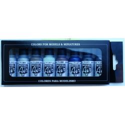 VALLEJO 71176 Model Air Zestaw 8 farb - Metallic Colors