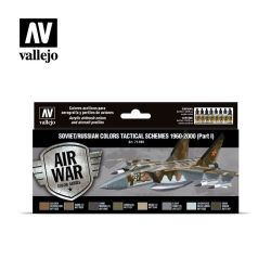 VALLEJO 71609 Zestaw Air War 8 farb - Soviet / Russian colors Tactical Schemes 1960-2000 (Part I)