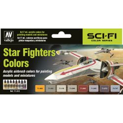 VALLEJO 71612 Zestaw Model Air 8 farb - Sci-Fi Star Fighters Colors