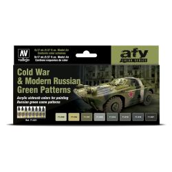 VALLEJO 71621 Zestaw Model Air 8 farb - Cold War & Modern Russian Green Patterns