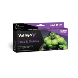 VALLEJO 72192 Game Color Zestaw 8 farb - Orcs & Goblins