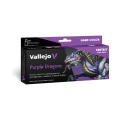 VALLEJO 72194 Fantasy Colors Set - Purple Dragons