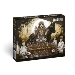 VALLEJO 72201 Essential Paint Set by Squidmar Miniatures 12 farb + figurka Duukhas