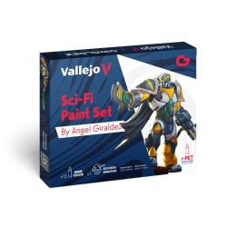 VALLEJO 72313 Game Color Zestaw 12 farb + figurka - Sci-Fi by Angel Giraldez