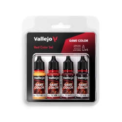 VALLEJO 72377 Game Color Zestaw 4 farb - Red Color