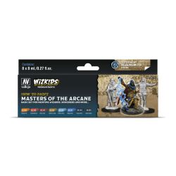 VALLEJO 80257 Wizkids Zestaw Premium 8 farb - Masters of the Arcane