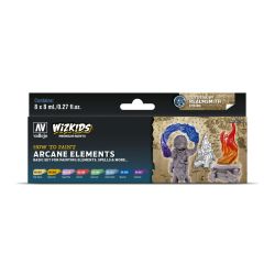 VALLEJO 80258 Wizkids Zestaw Premium 8 farb - Arcane Elements