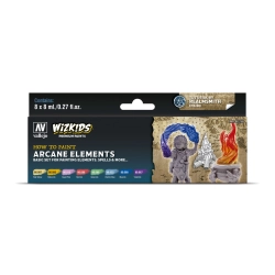 VALLEJO 80258 Wizkids Zestaw Premium 8 farb - Arcane Elements