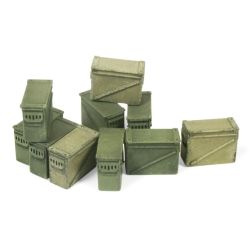 VALLEJO SC221 Vallejo Scenics Large Ammo Boxes 12,7 mm. 1:35