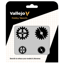 VALLEJO ST-SF001 Szablon Gear Marks