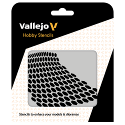 VALLEJO ST-SF003 Szablon Distorted Honeycomb
