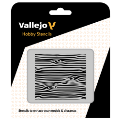 VALLEJO ST-TX007 Szablon Wood Texture nr 2, 1:35