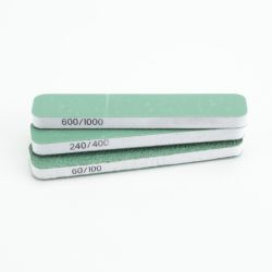 VALLEJO T04001 Pilniki elastyczne dwustronne (60/100, 240/400, 600/100) 3 szt. (90x19x6mm)