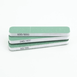 VALLEJO T04001 Pilniki elastyczne dwustronne (60/100, 240/400, 600/100) 3 szt. (90x19x6mm)