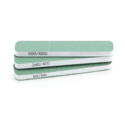 VALLEJO T04004 Pilniki elastyczne dwustronne (60/100, 240/400, 600/100) 3 szt. (80x30x12mm)