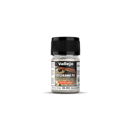 VALLEJO 26302 Diorama FX Lansc. Text. Alkaline White 1 - 2 mm -  35 ml