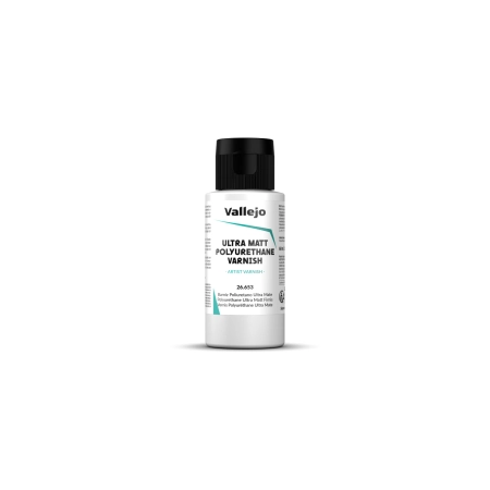 VALLEJO 26653 Polyurethane Ultra Matt Varnish 60 ml