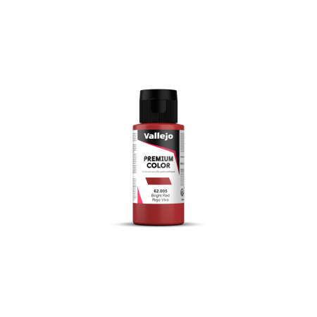 VALLEJO 62005 Premium Color 005-60 ml Bright Red