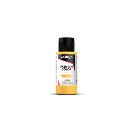 VALLEJO 62042 Premium Color 042-60 ml Metallic Yellow