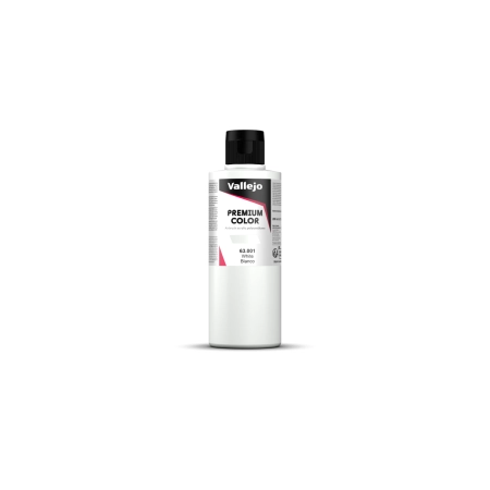VALLEJO 63001 Premium Color 001-200 ml White