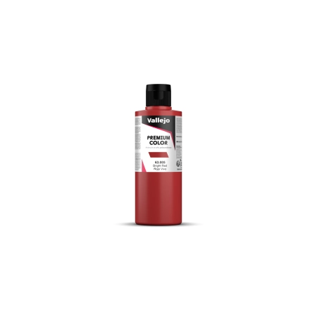VALLEJO 63005 Premium Color 005-200 ml Bright Red