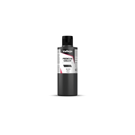 VALLEJO 63020 Premium Color 020-200 ml Black
