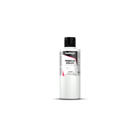 VALLEJO 63061 Premium Color 061-200 ml White Primer