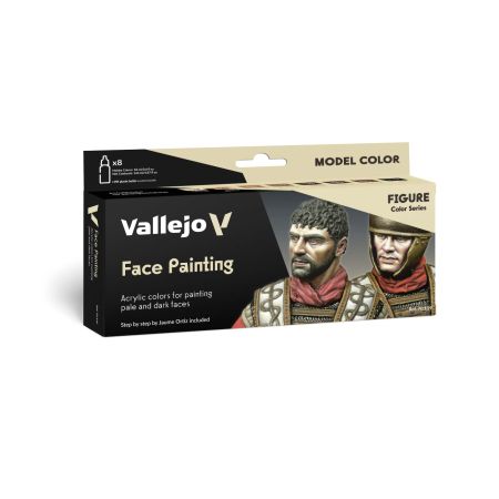 VALLEJO 70119 Model Color Zestaw 8 farb - Faces Painting Set by Jaume Ortiz