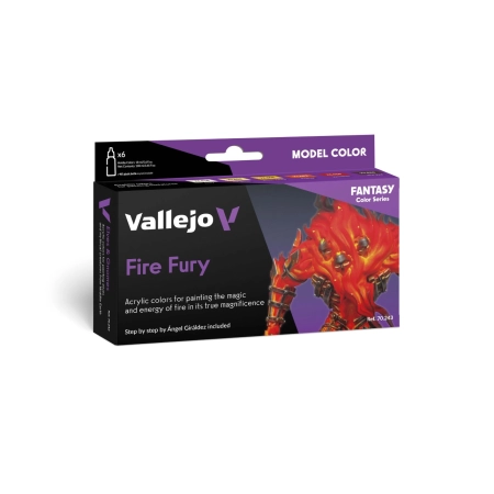 VALLEJO 70243 Model Color Zestaw 6 farb - Fire Fury