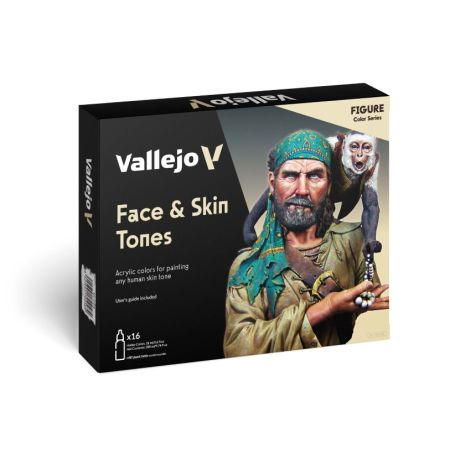 VALLEJO 70258 Figure Color Series 16 farb - Face & Skin Tones