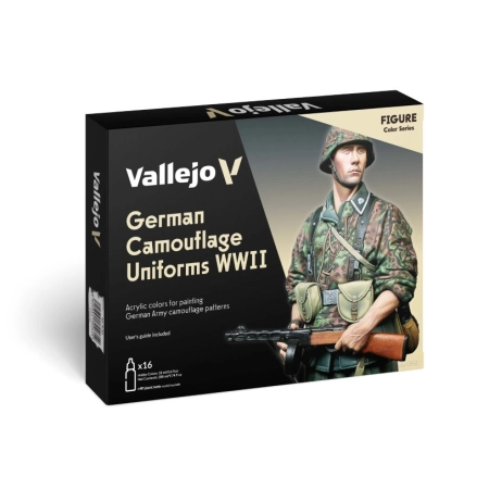 VALLEJO 70261 Figure Color Series 16 farb - German Camouflage Uniforms WWII