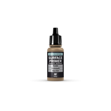 VALLEJO 70604 Surface Primer 17 ml Ger. Dark Yellow RAL7028